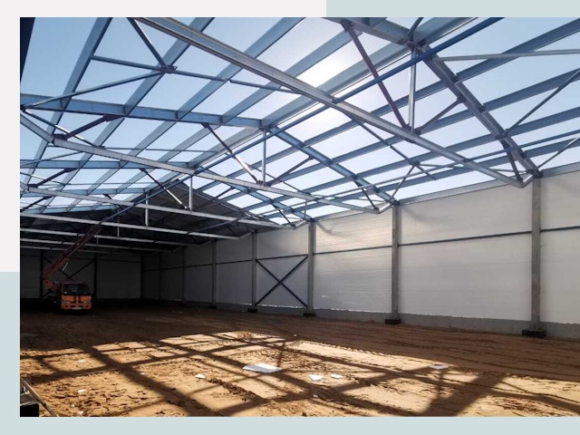 Строительство сенохранилищ в Карабулаке