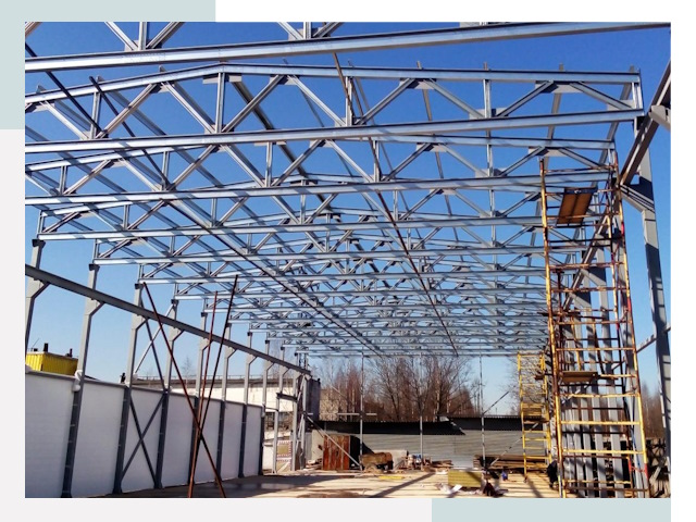 Строительство цехов в Карабулак от 620 руб. под ключ