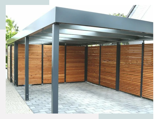 Навесы для парковки в Карабулаке