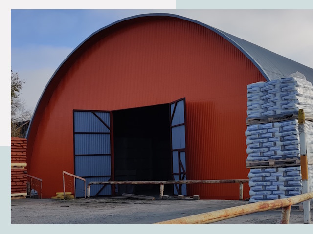 Полукруглые ангары по цене от 620 руб. в Карабулак