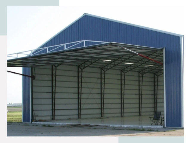 Прямо стенные ангары в Карабулаке