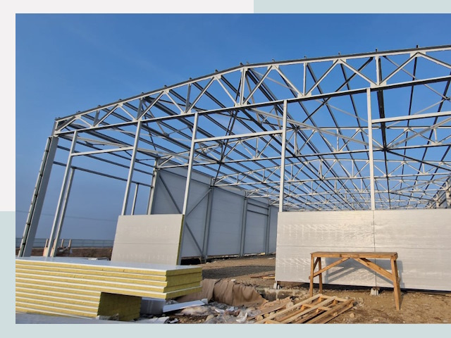 Утепленные ангары в Карабулак от 620 руб. за м²