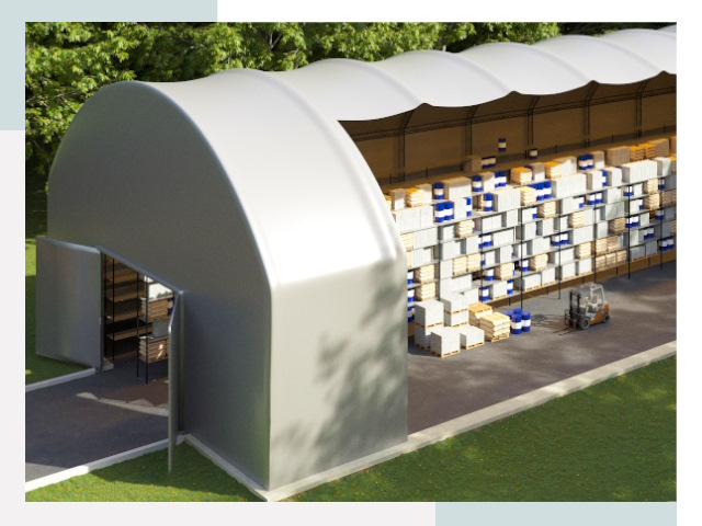 Тентовые ангары в Карабулаке