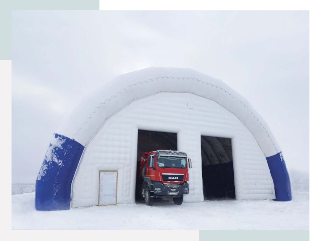 Мобильные ангары в Карабулаке