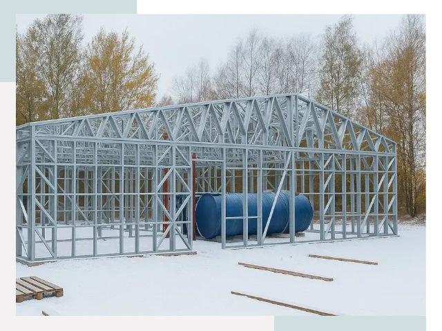 Металлические ангары в Карабулаке