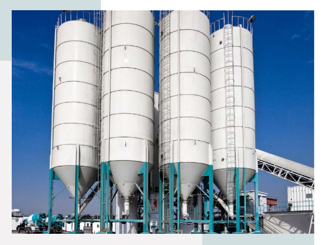 Строительство цементных силосов в Карабулаке