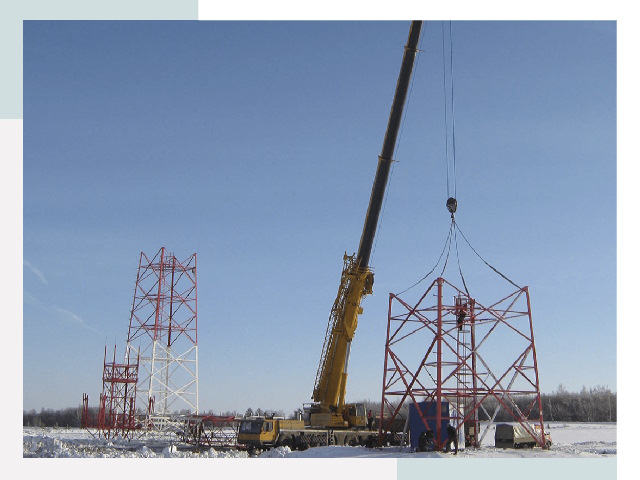 Монтаж вышек связи в Карабулаке