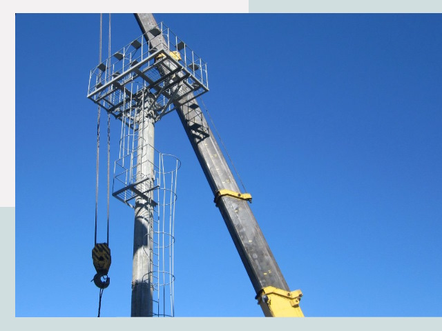 Монтаж осветительных мачт в Карабулак от 620 руб.