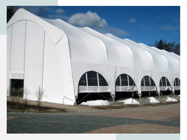 Каркасно-тентовые сооружения в Карабулаке