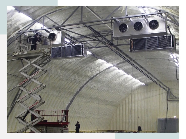 Оснащение ангаров в Карабулаке