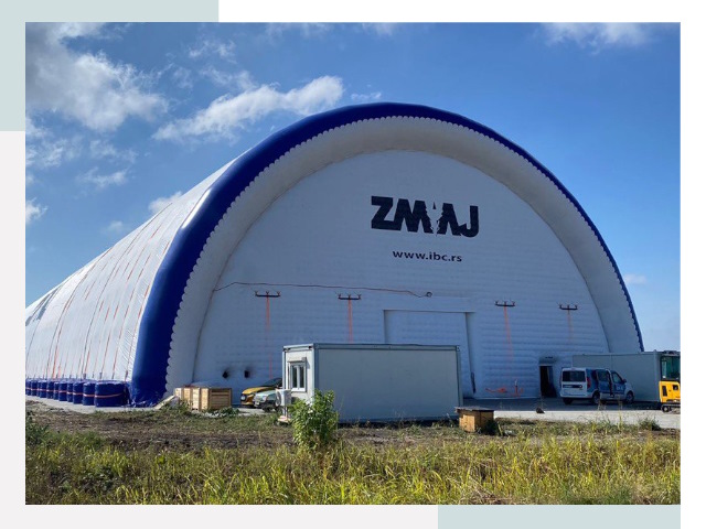 Брендирование ангаров в Карабулаке