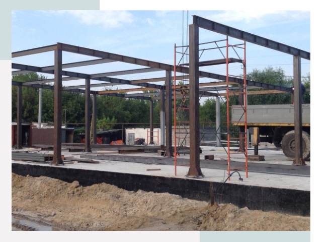 Фундамент для ангаров в Карабулаке