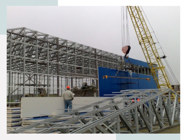 Монтаж ангаров в Карабулаке