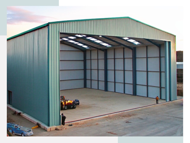 Строительство ангаров в Карабулаке